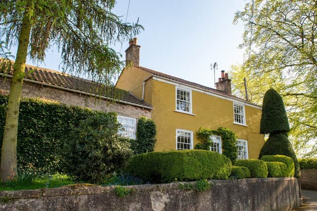 Susan's Georgian home, which has an attached cottage, is now for sale with Blenkin and Co.