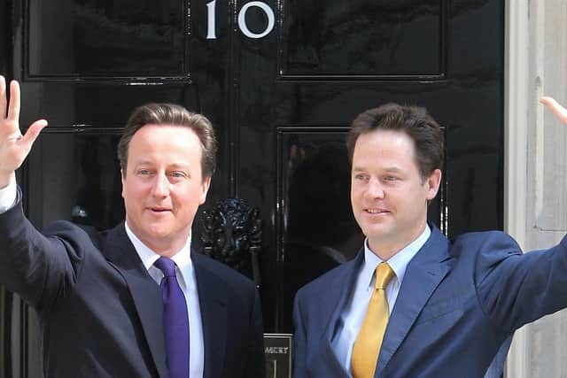 It is ten years since David Cameron and Nick Clegg formed the Conservative-Liberal Democrat coalition. Photo: Lewis Whyld/PA