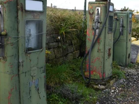 The four pumps at Langthwaite (photo: Yorkshire Dales National Park Authority)