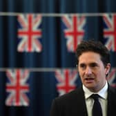 Veterans Minister Johnny Mercer speaking to pupils at Sandhurst Primary School in south east London in January, to raise awareness of the 75th anniversaries of VE and VJ day. Photo: PA
