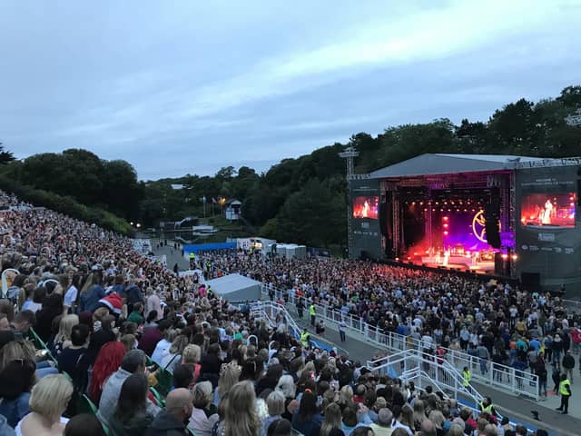 Acts like Jess Glynne pulled in the crowds at Scarborough's open air theatre last year. This summer it will stand empty. Pic: Steve Bambridge