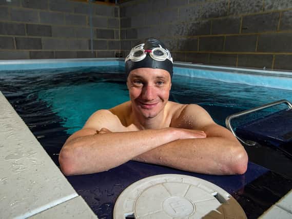 Pictured, Olympic champion Alistair Brownlee. The triathlete has praised Leeds City Council's new pilot scheme to enhance cycling safety on the A65 Kirkstall Road with wider pavements and cycle lanes. Photo credit: Bruce Rollinson / JPIMedia RESELL