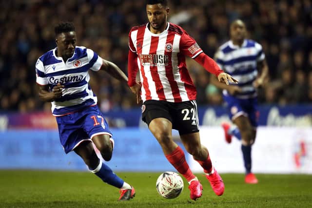 Sheffield United's Lys Mousset in the FA Cup this season.