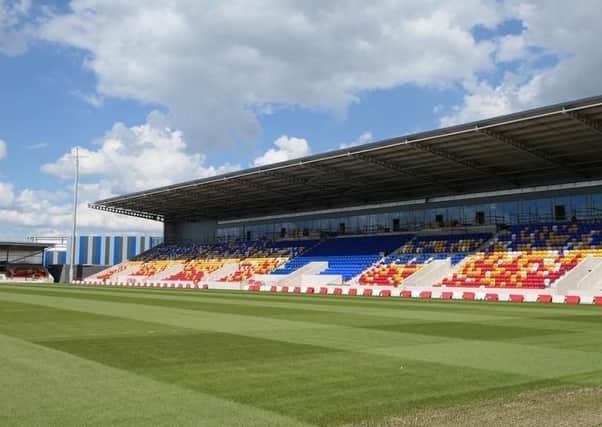 The new Community Stadium at Monks Cross sits empty as York City wait for a safety certificate.