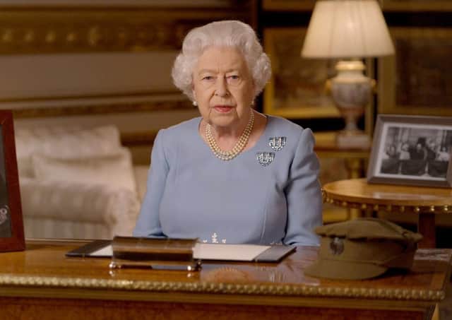 The Queen delivered a VE Day address last night 75 years after the end of the Second World War in Europe.