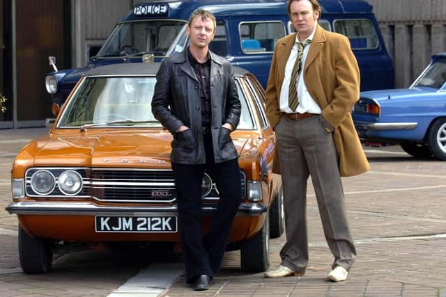 Philip Glenister who plays DCI Gene Hunt in Life on Mars, alongside John Simm as time-travelling cop Sam Tyler. Photo: PA