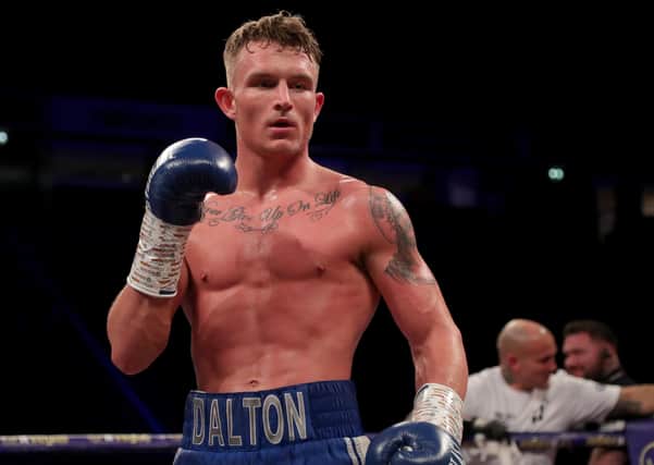 File photo dated 07-03-2020 of Dalton Smith beats Benson Nyilawila in their Super-Lightweight contest at Manchester Arena. PA Photo. Issue date: Sunday May 10, 2020. Life as a professional seems to suit Dalton Smith and although he is like any other boxer awaiting news about his next fight, the young Sheffield standout sees the bigger picture in these turbulent times. See PA story BOXING Smith.  Photo credit should read Richard Sellers/PA Wire.