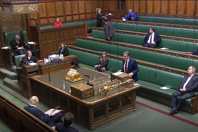 Labour leader, Sir Keir Starmer, responding  to Prime Minister Boris Johnson's statement to the House of Commons on COVID-19. Picture: PA Wire