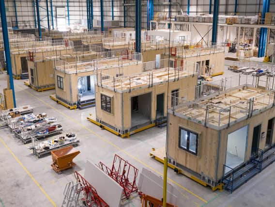 L&G's modular homes factory in Sherburn-in-Elmet