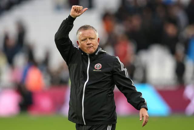 Sheffield United manager, Chris Wilder. Picture: SportImage.