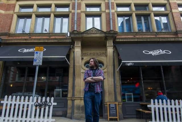 Event manager Nick Simcock at Leeds venue Oporto. Picture: Tony Johnson.