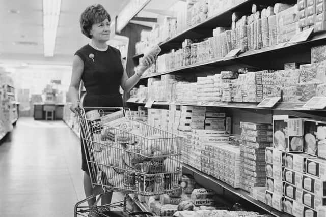 Group buyer for the Tesco grocery retailer, Daisy Hart (Daisy Hyams), 6th April 1967. (Photo by Powell/Express/Hulton Archive/Getty Images)