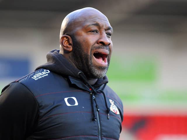 Darren Moore: Doncaster manager believes null and voiding the season is only fair conclusion. (Picture: Marie Caley)