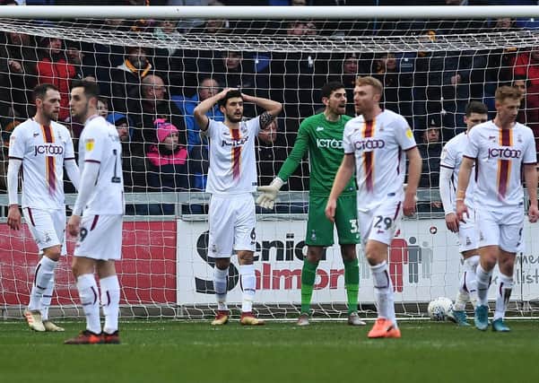End of the season for Bradford City's players.