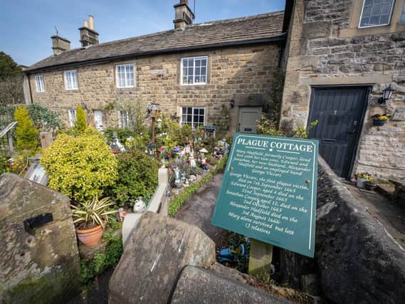 Eyam, near Sheffield., has been known as the 'plague village' ever since dwellers selflessly quarantined in order to prevent the spread of the bubonic plague in the 1660s. Over the course of 14 dreadful months, the plague wiped out almost 40% of the population as it killed 260 out of 700 villagers. However, the virus was contained and the residents were responsible for saving countless lives in larger towns to the north such as Chesterfield and Sheffield. Picture: SWNS