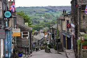 A quiet Main Street in Howarth on what would have been the village's popular 1940s Weekend. Picture: Simon Hulme