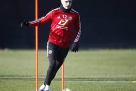 TRAINING: John Egan and his Sheffield United colleagues are waiting for permission to step up from individual to group training