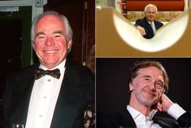 Pictured clockwise from left to right: Eddie Healey, founder of Meadowhall, Bill Adderley founder of Dunelm Mill and Jim Ratcliffe, Chief Executive Officer of Ineos.