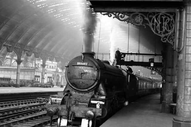 York railway station in 1956.