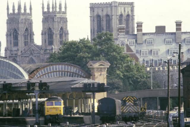 York railway station in 1980.