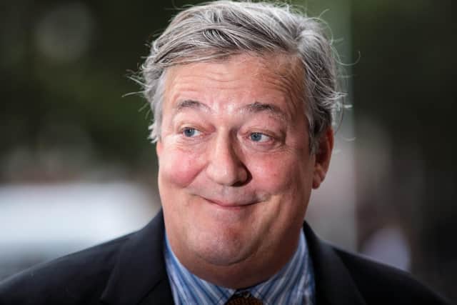 Stephen Fry is featured in the virtual evensong. Photo: Jack Taylor/Getty Images