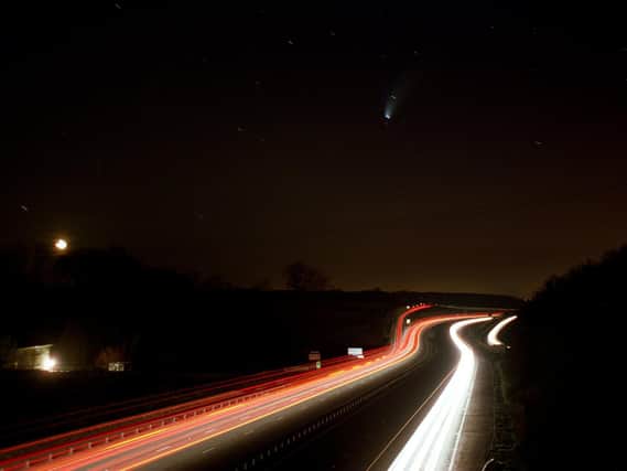 Hale-Bopp passing over the A1 near Bramham in 2005 Picture: James hardisty