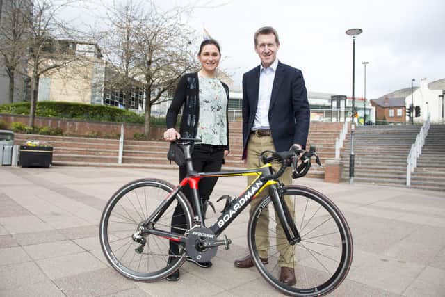 Mayor Dan Jarvis and Dame Sarah Storey pictured last year. Picture: Dean Atkins
