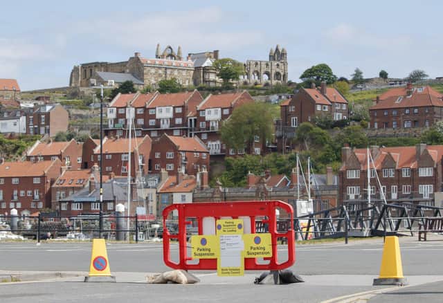 A closed car park in Whitby, Yorkshire, despite the introduction of measures to bring the country out of lockdown. Picture: Danny Law/PA Wire