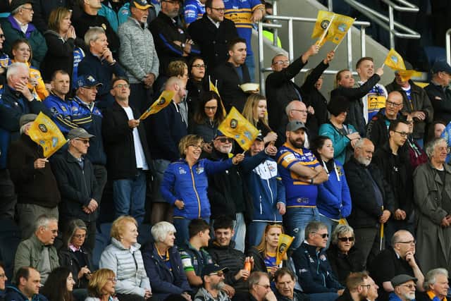 Leeds great Garry Schofield wants fans to be allowed into stadiums when Super League resumes. Picture by Jonathan Gawthorpe.