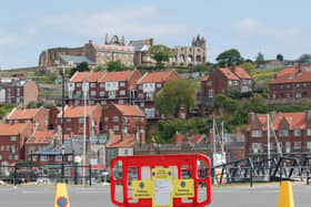 A closed car park in Whitby