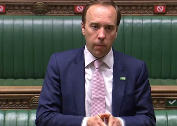 Matt Hancock is the Health and Social Care Secretary.  He addressed MPs this week on care home deaths.