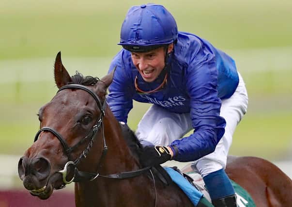 Pinatubo and William Buick were runaway winners of the National Stakes at the Curragh last September.