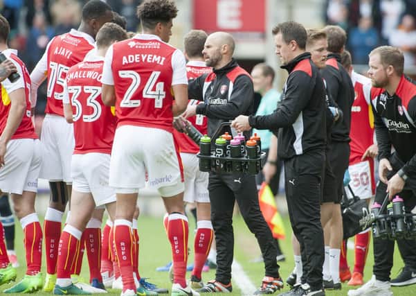 Rotherham United could face a salary cap next season if they are not promoted from League One.