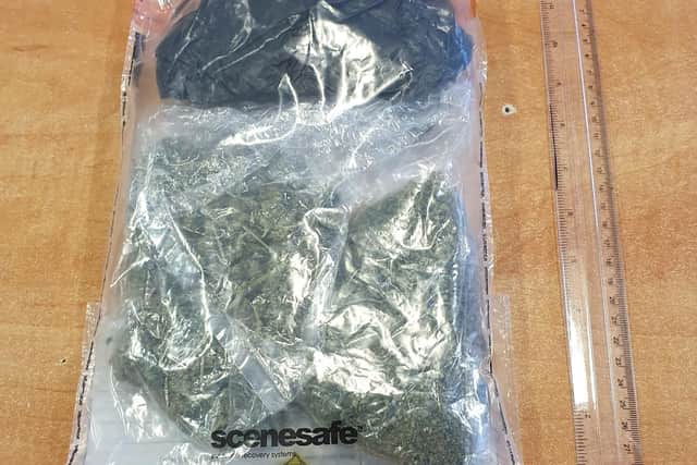 British Transport Police issued this image of suspected drugs seized from a man in Liverpool Lime Street station earlier this week - the package was discovered in a pram underneath a four-day-old baby