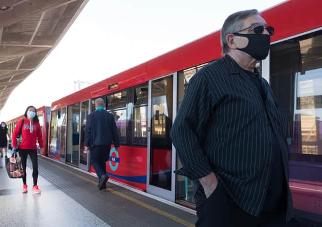 Railpassengers are being urged to wear face masks.