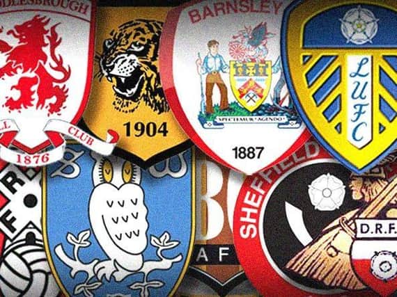 Yorkshire's EFL member clubs.