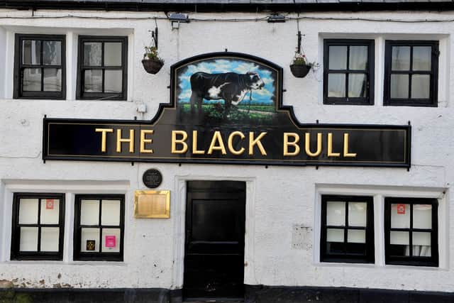 The Black Bull, the oldest Inn in Otley. 
Picture Gerard Binks