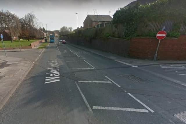 Police spotted Stephen Shipley using a mobile phone while driving on Wakefield Road, Pontefract. 
Image: Google.