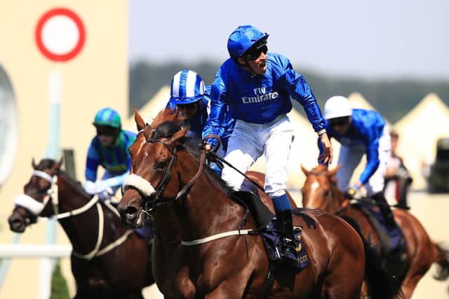 The Queen Anne Stakes is the traditional Royal Ascot curtaoin-raiser and was won in 2017 by William Buick on Richard Fahey's Ribchester.