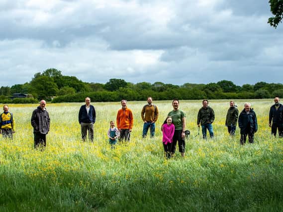 Committee members behind Long Lands Common, which could become Harrogate's first community-owned woodland with 1,000 pledges to buy shares. Image: Bruce Rollinson