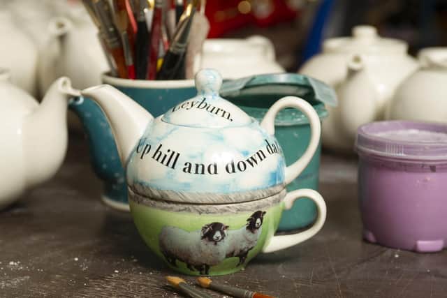 Pictured, the regional inspired creation from the Yorkshire Dales, by Ceramic Inspirations in Leyburn Yorkshire. Photo credit: Tony Johnson / JPIMediaResell