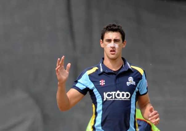 Mitchell Starc: Wants to return, having played for Yorkshire in 2012.