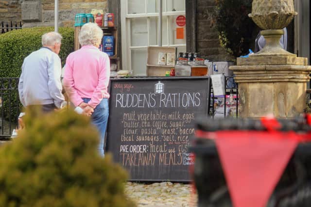When lockdown happened the Ruddens opened a pop up shop in Grassington when their hotel was forced to close