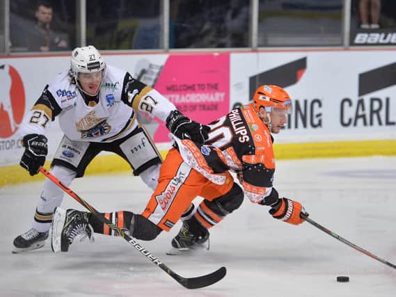 BACK FOR MORE: Jonathan Phillips has signed up for a 15th season with Sheffield Steelers. Picture: Dean Woolley.