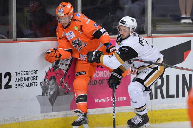 Jonathan Phillips is delighted to continue with Sheffield Steelers for a 15th season. Picture: Dean Woolley.