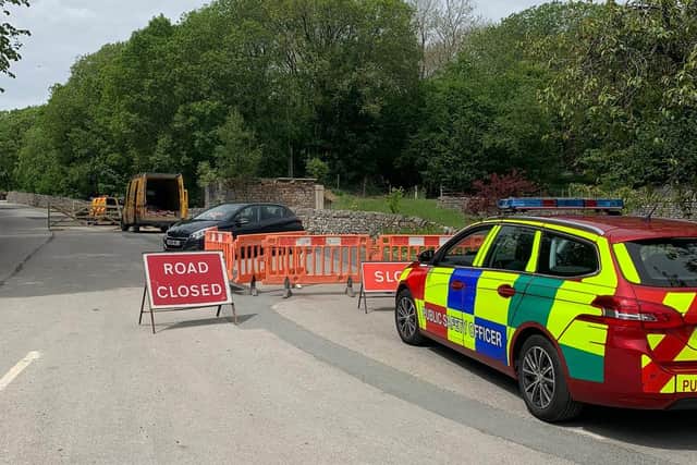 A cordon has been erected near the quarry