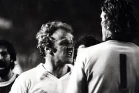 LEEDS V BAYERN MUNICH EUROPEAN CUP FINAL 1975
LEEDS CAPTAIN BILLY BREMNER LETS HIS FEELINGS KNOWN