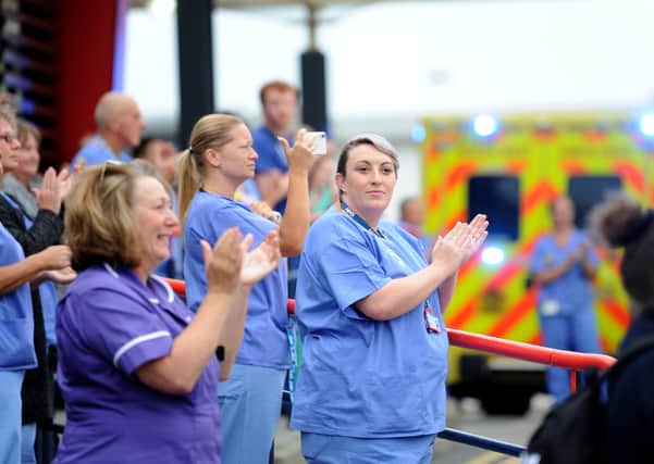NHS staff have been taking part in events to mark Clap For Carers.