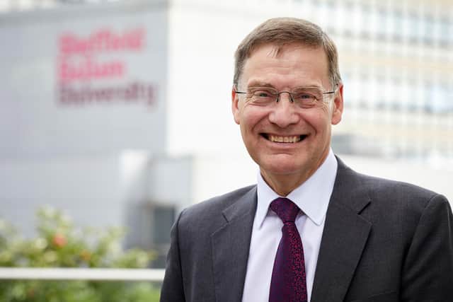 Pictured, Professor Sir Chris Husbands, vice-chancellor at Sheffield Hallam University. He said the campus will be open, and safe, for the 2020-21 academic year this Autumn. Photo credit: other