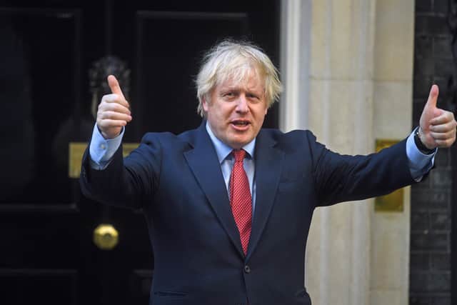 Boris Johnson took part in the latest Clap for Carers celebration from 10 Downing Street.